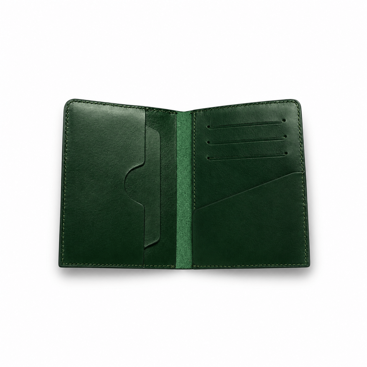 Erno Slim Wallet - Forest Green