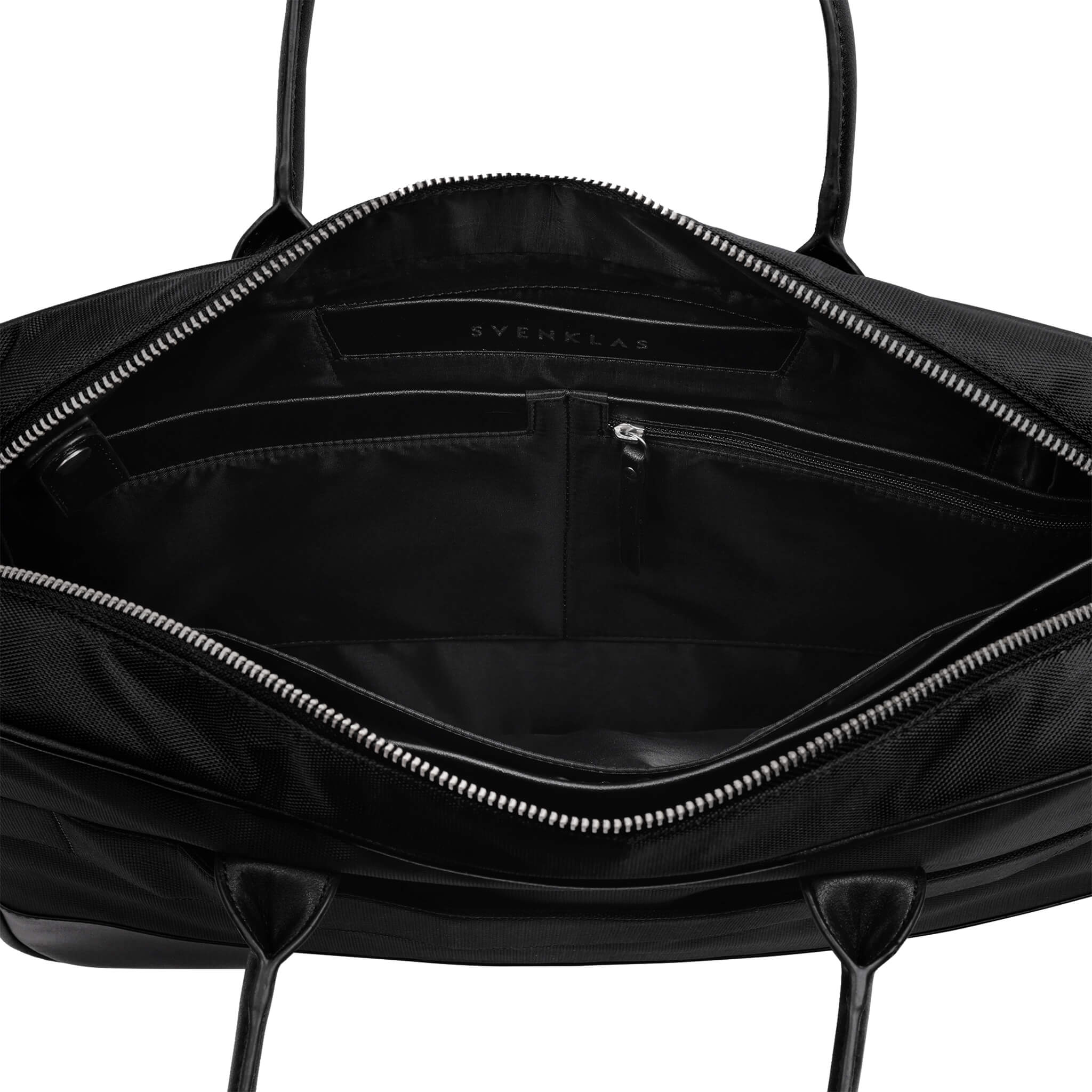 Svenklas Melvin Black Messenger Bag