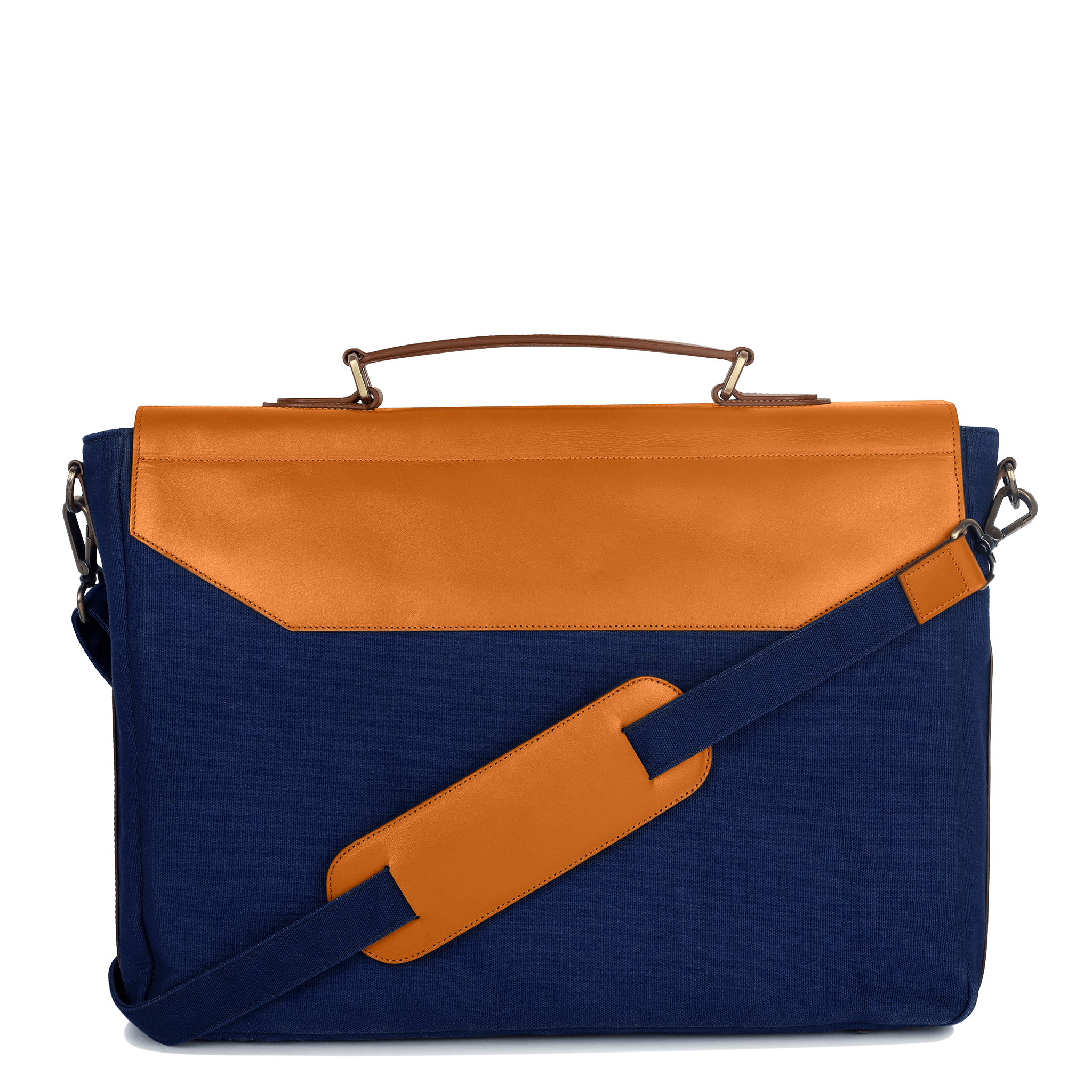 Svenklas astrid cognac blue briefcase