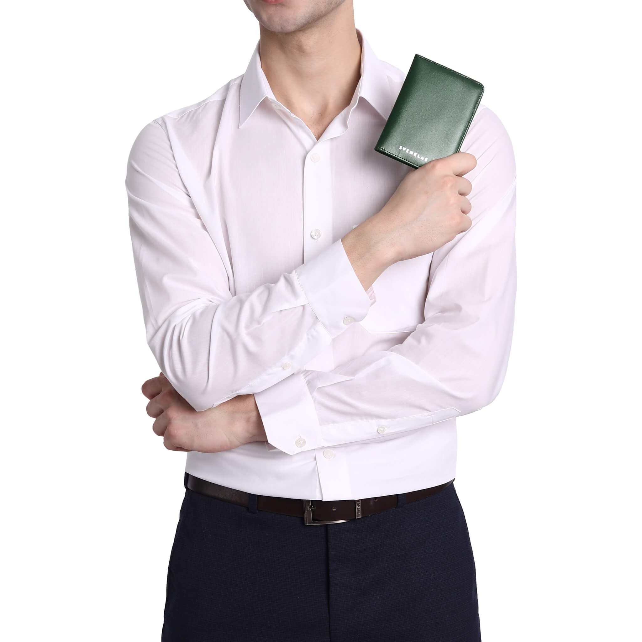 Erno Slim Wallet - Forest Green