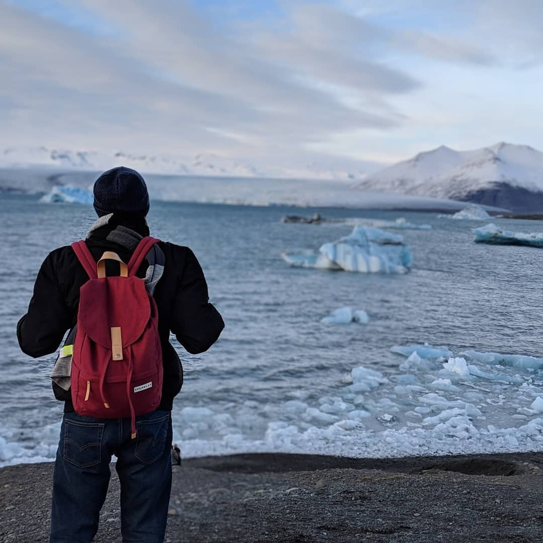 Svenklas hagen red backpack