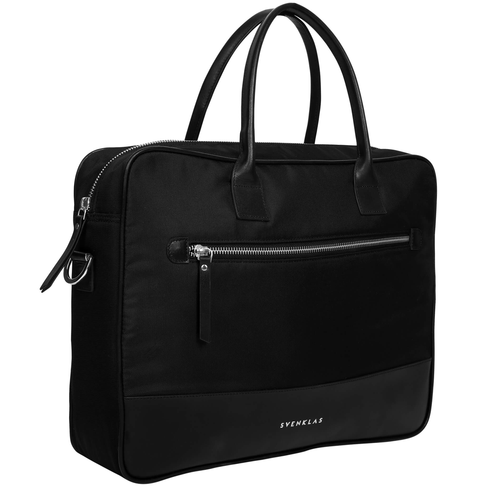 Svenklas Melvin Black Messenger Bag