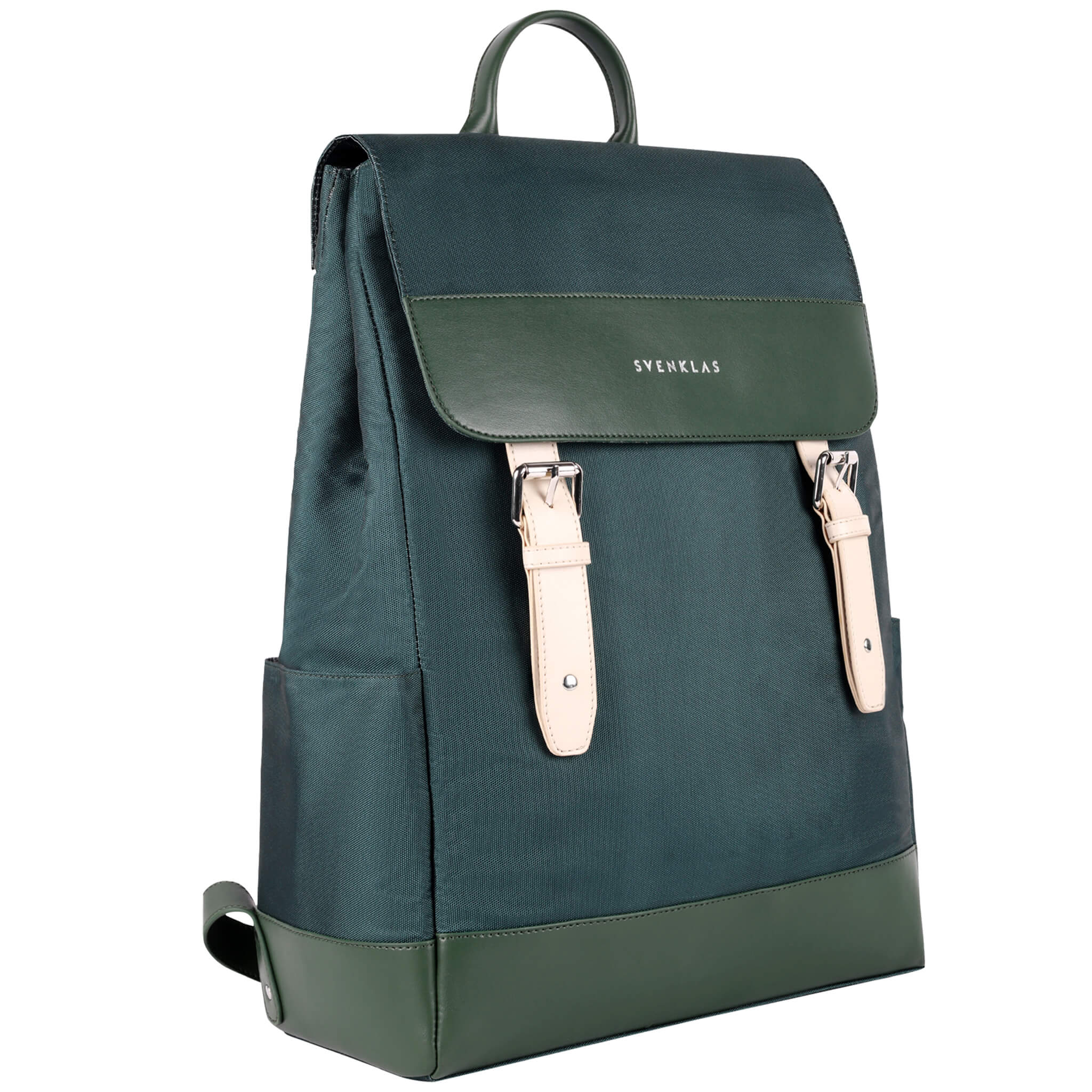 Svenklas amber forest green backpack