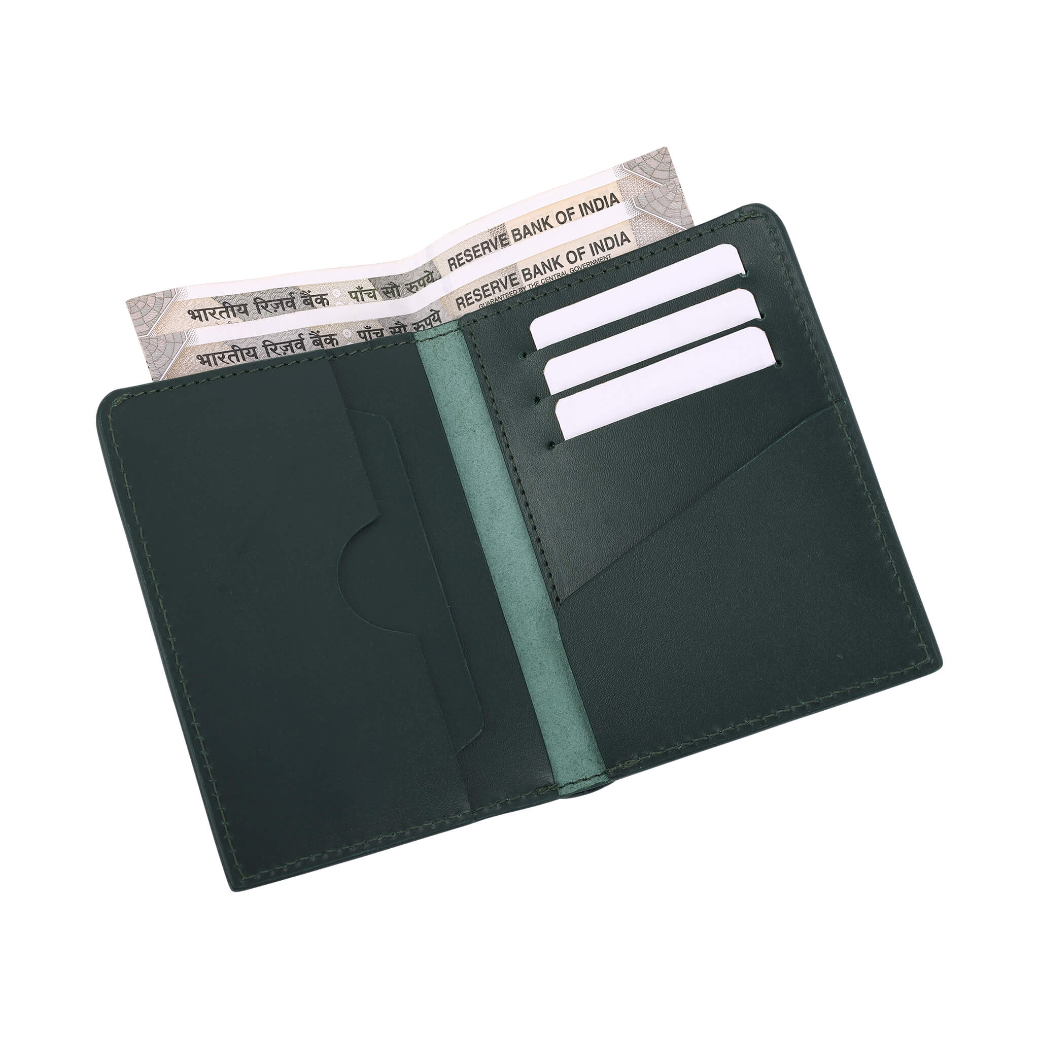 Erno Slim Wallet - Forest Green