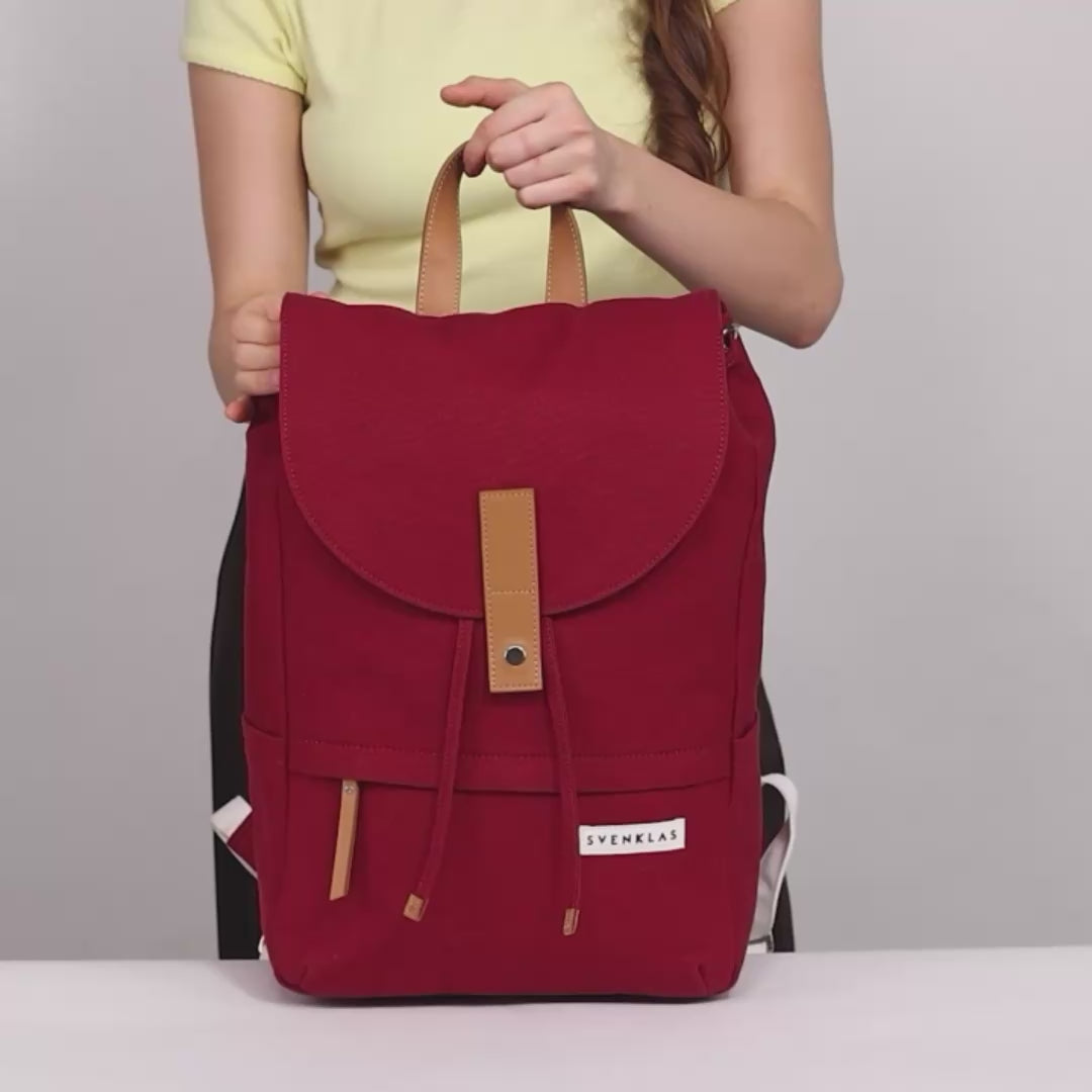 Hagen Red Backpack | Svenklas