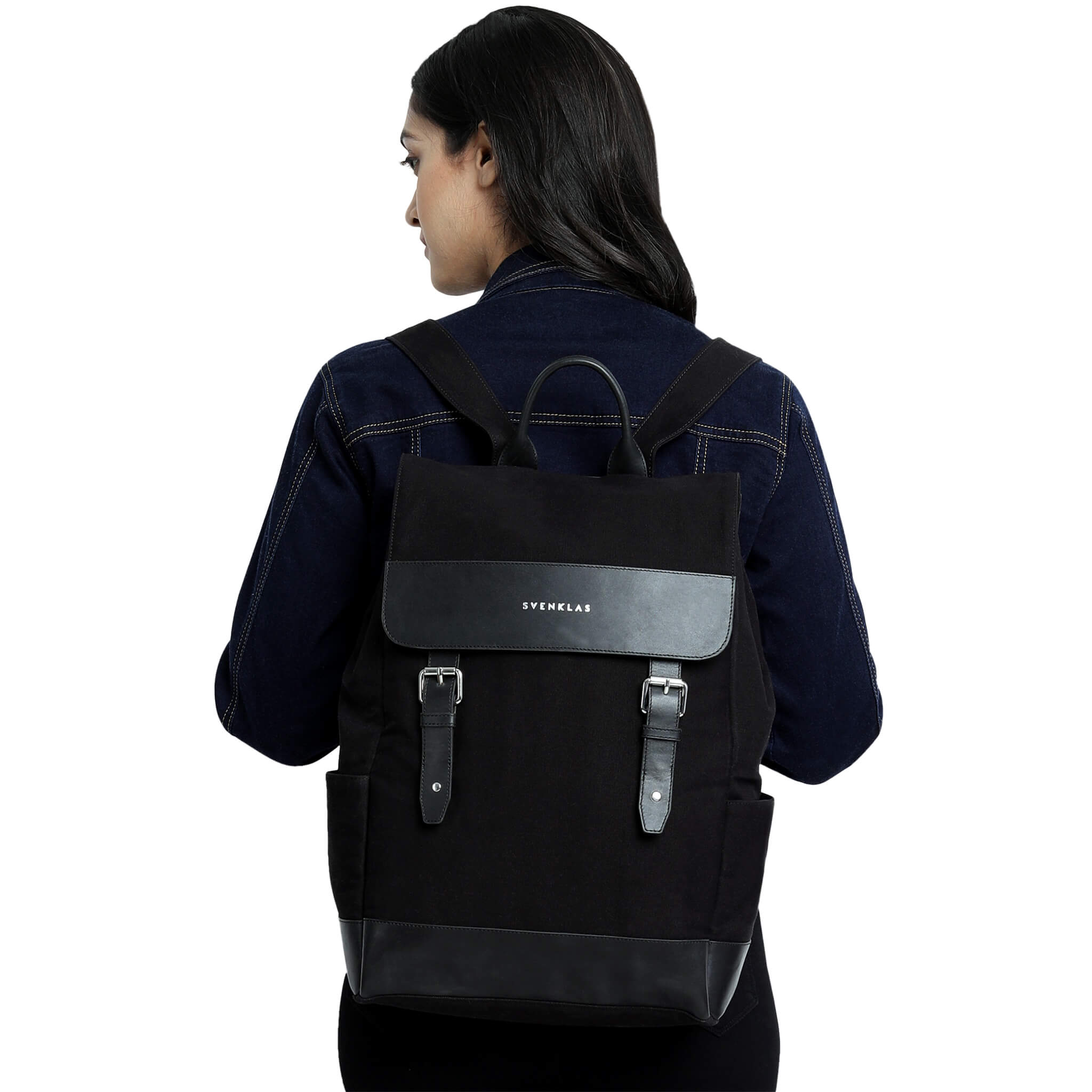 Svenklas amber black backpack