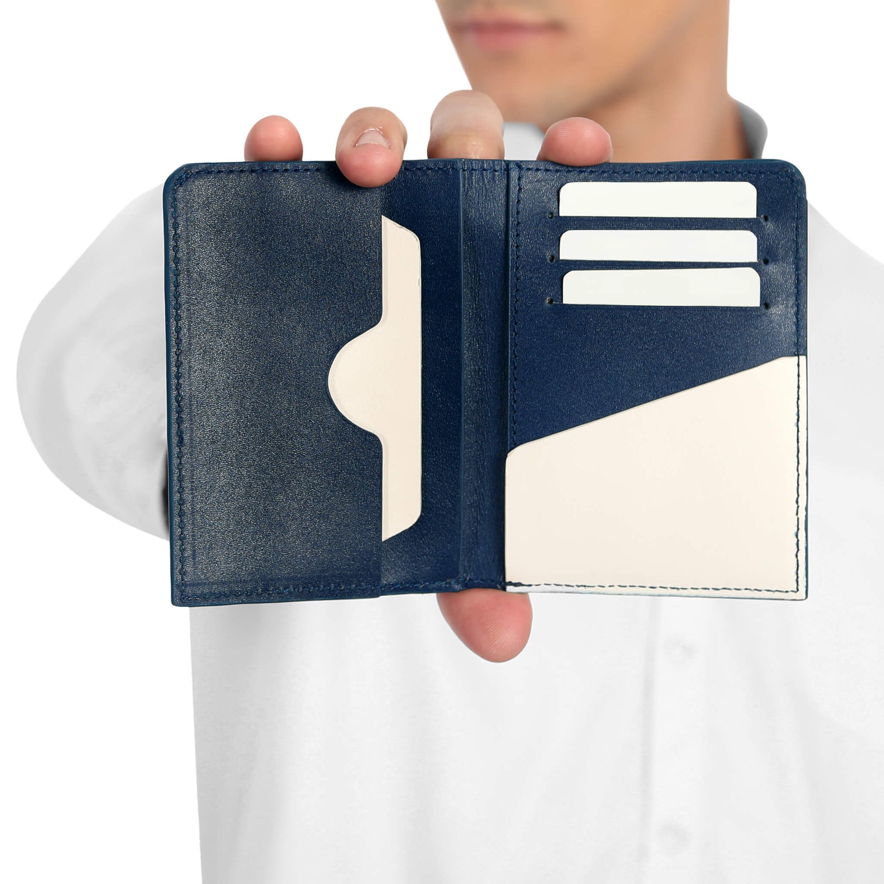 Erno Slim Wallet - Navy